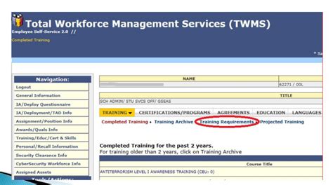 tws usmc|twms civilian log in.